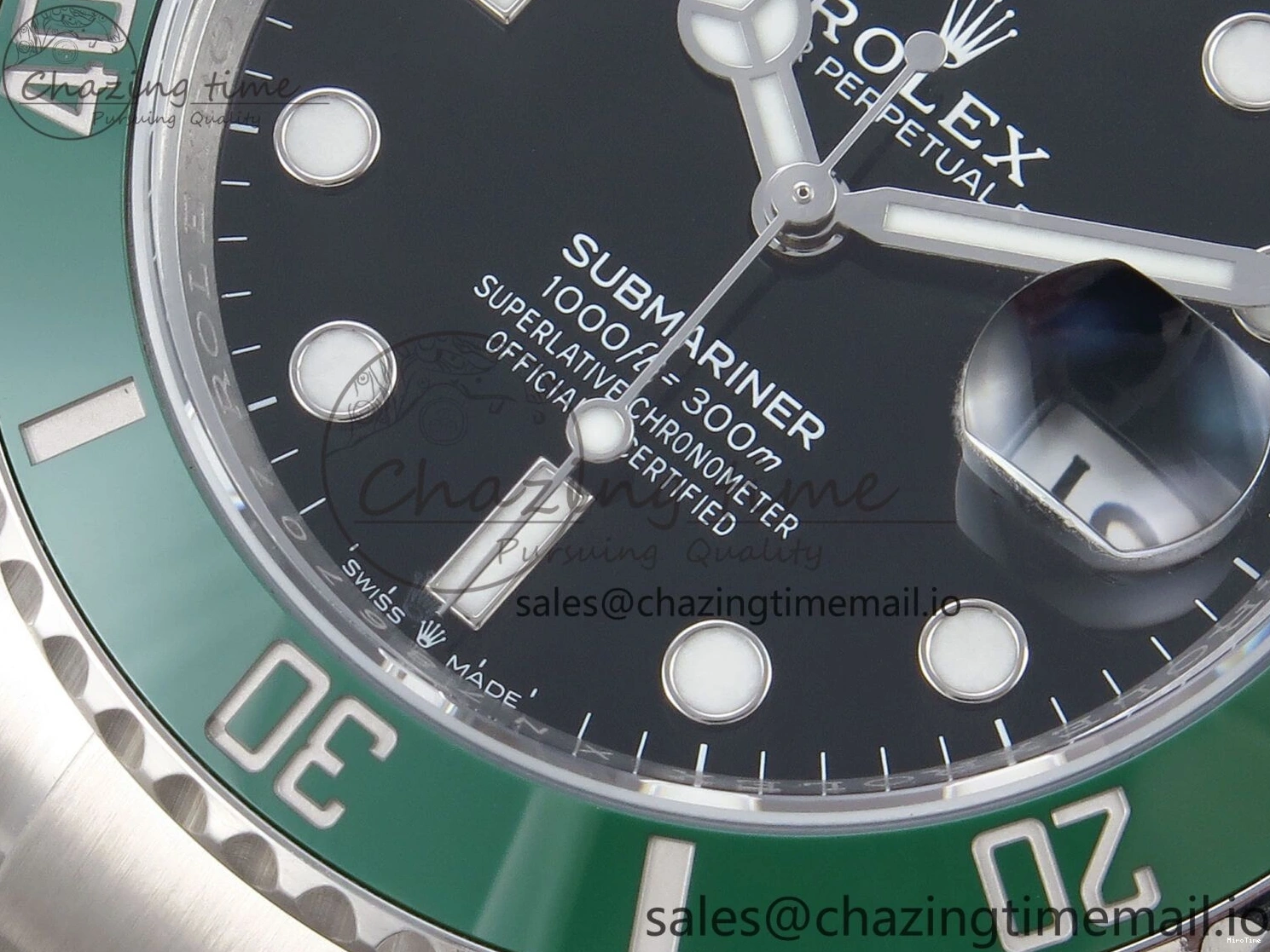 MiroTime 0509 Submariner 126610 LV HGF 1:1 Best Edition Green Bezel Black Dial on SS Bracelet SH3235 V OdorResistant 1265